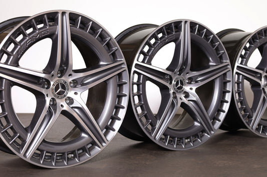 4x original Mercedes EQS Alufelgen 10 x 21 ET47 A2974011600 EQS 53 AMG W297 V297