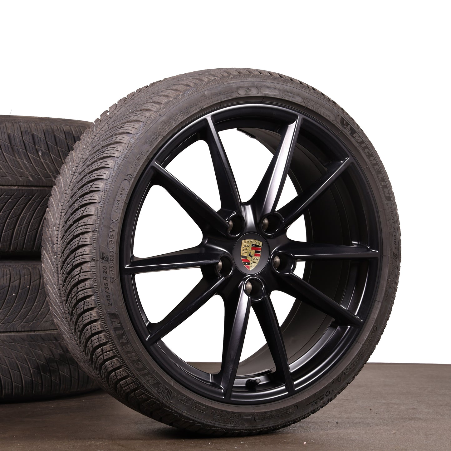 Porsche 911 Winterräder 20 21 Zoll 992 Carrera 992601025C 992601025E Original schwarz matt