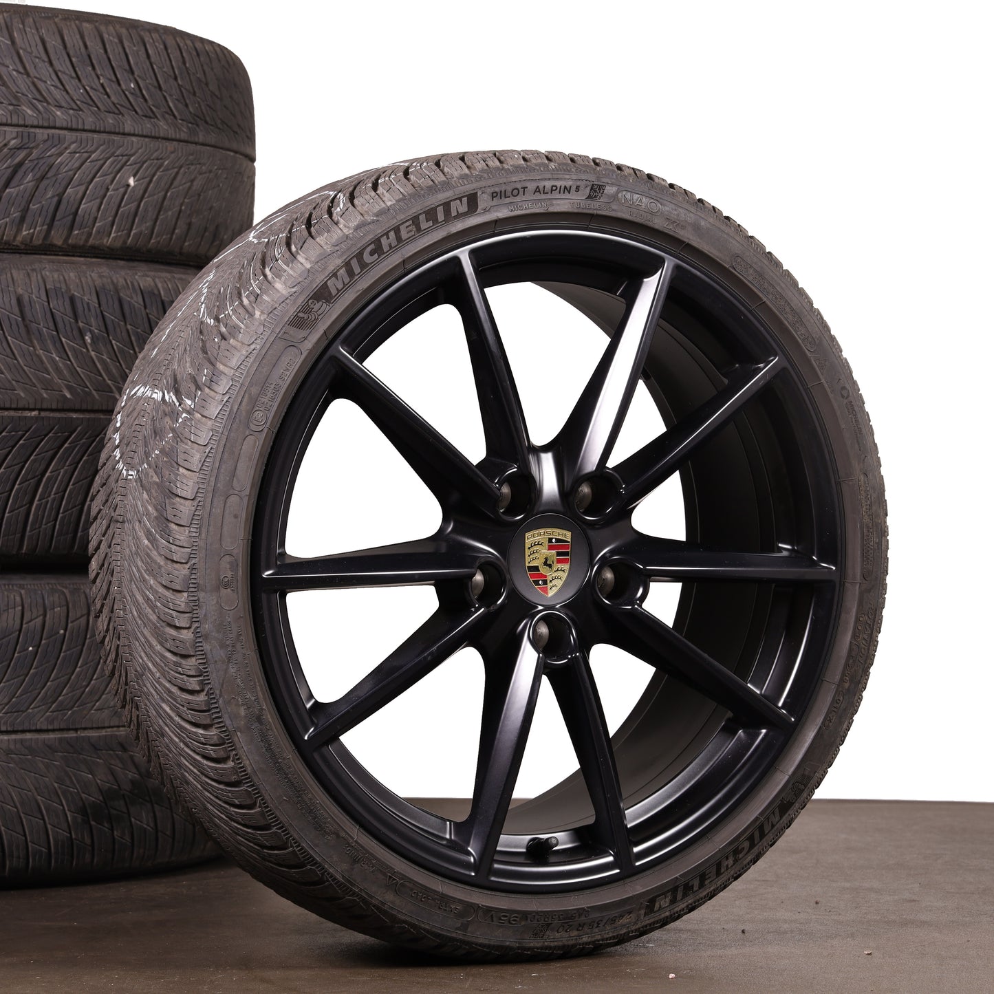 Porsche 911 Winterräder 20 21 Zoll 992 Carrera 992601025C 992601025E Original schwarz matt