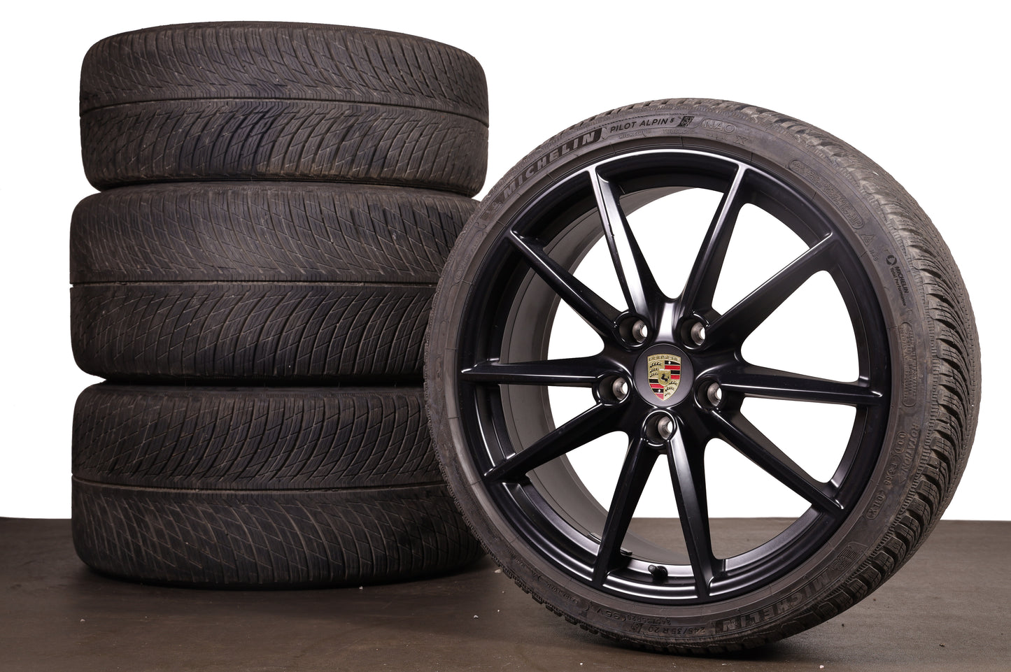Porsche 911 Winterräder 20 21 Zoll 992 Carrera 992601025C 992601025E Original schwarz matt