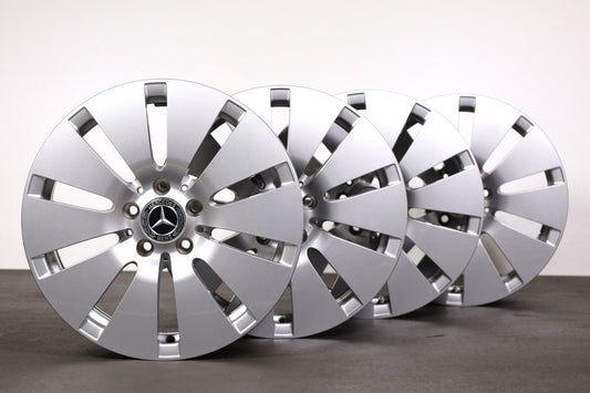 4x original Mercedes GLC Alufelgen 7,5 x 17 ET36 A2534010500 GLC X253 W253 mit RDK Sensoren