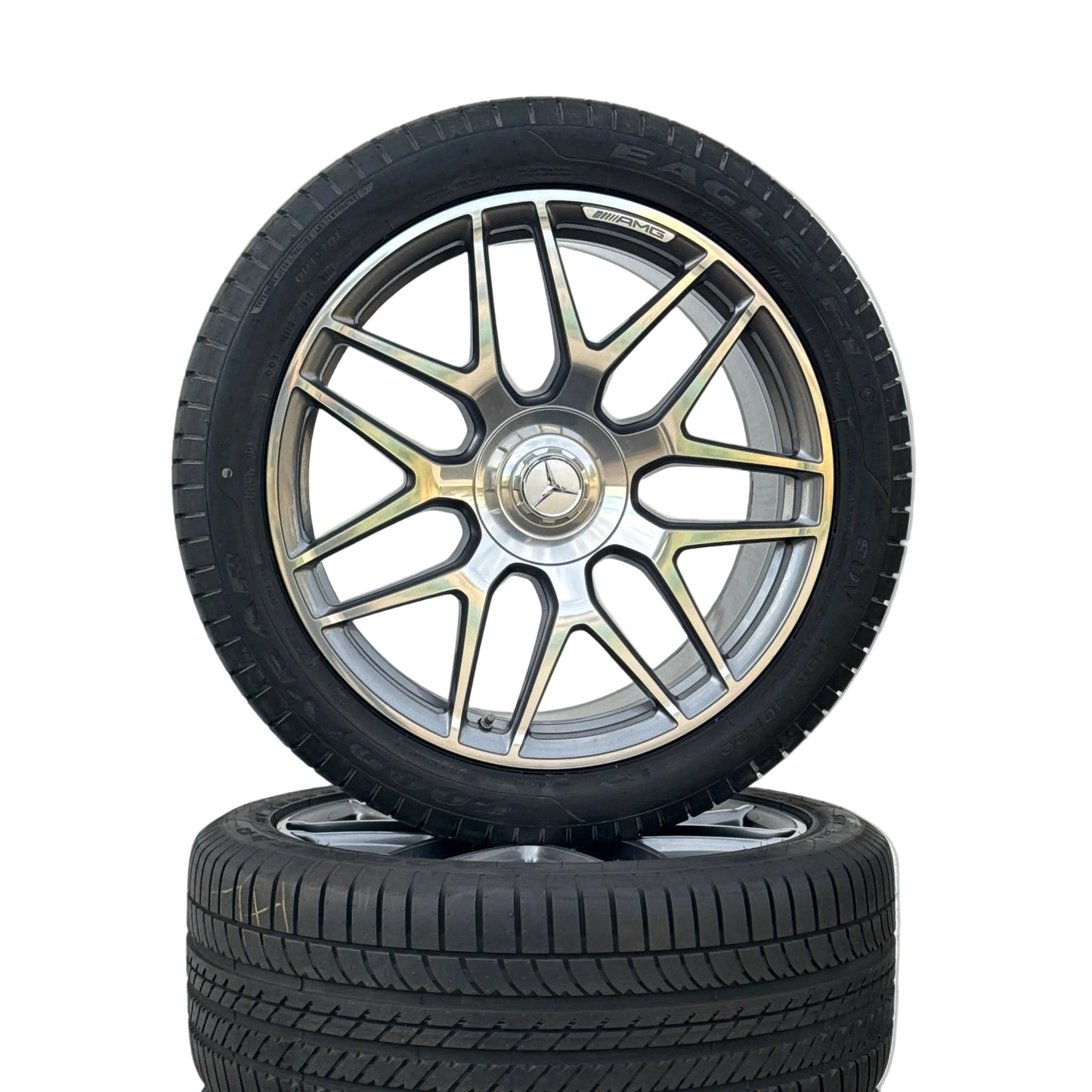 Original Mercedes G Klasse W463 W465 22 Zoll Sommerräder Schmiederäder Kreuzspeichendesign A4634012000