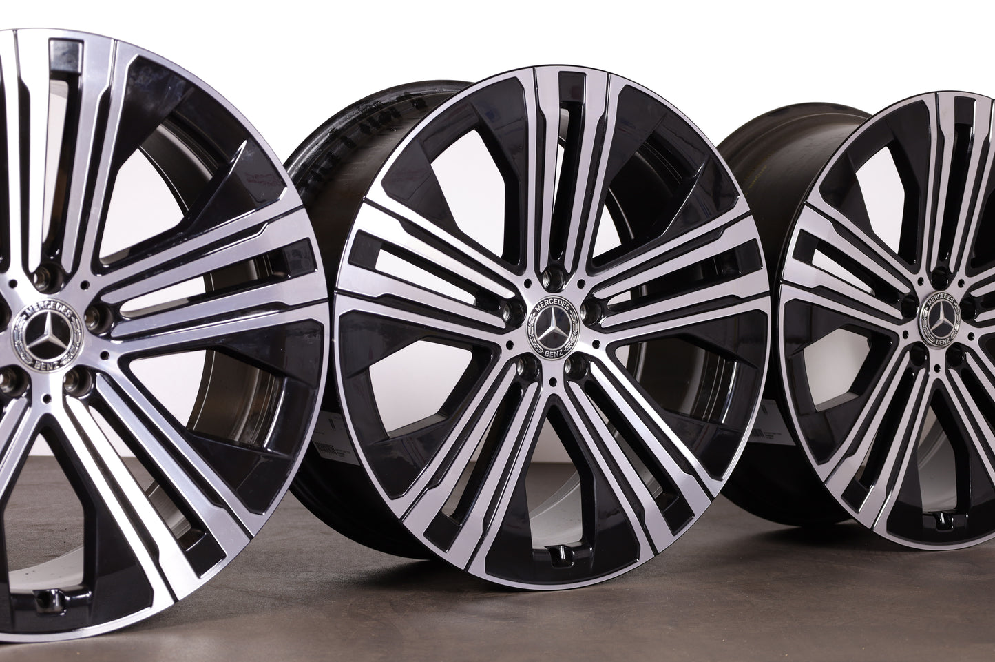 4x original Mercedes EQS Alufelgen 9,5 x 22 ET41,5 EQS V297 W297 A2974011200