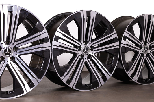 4x original Mercedes EQS Alufelgen 9,5 x 22 ET41,5 EQS V297 W297 A2974011200