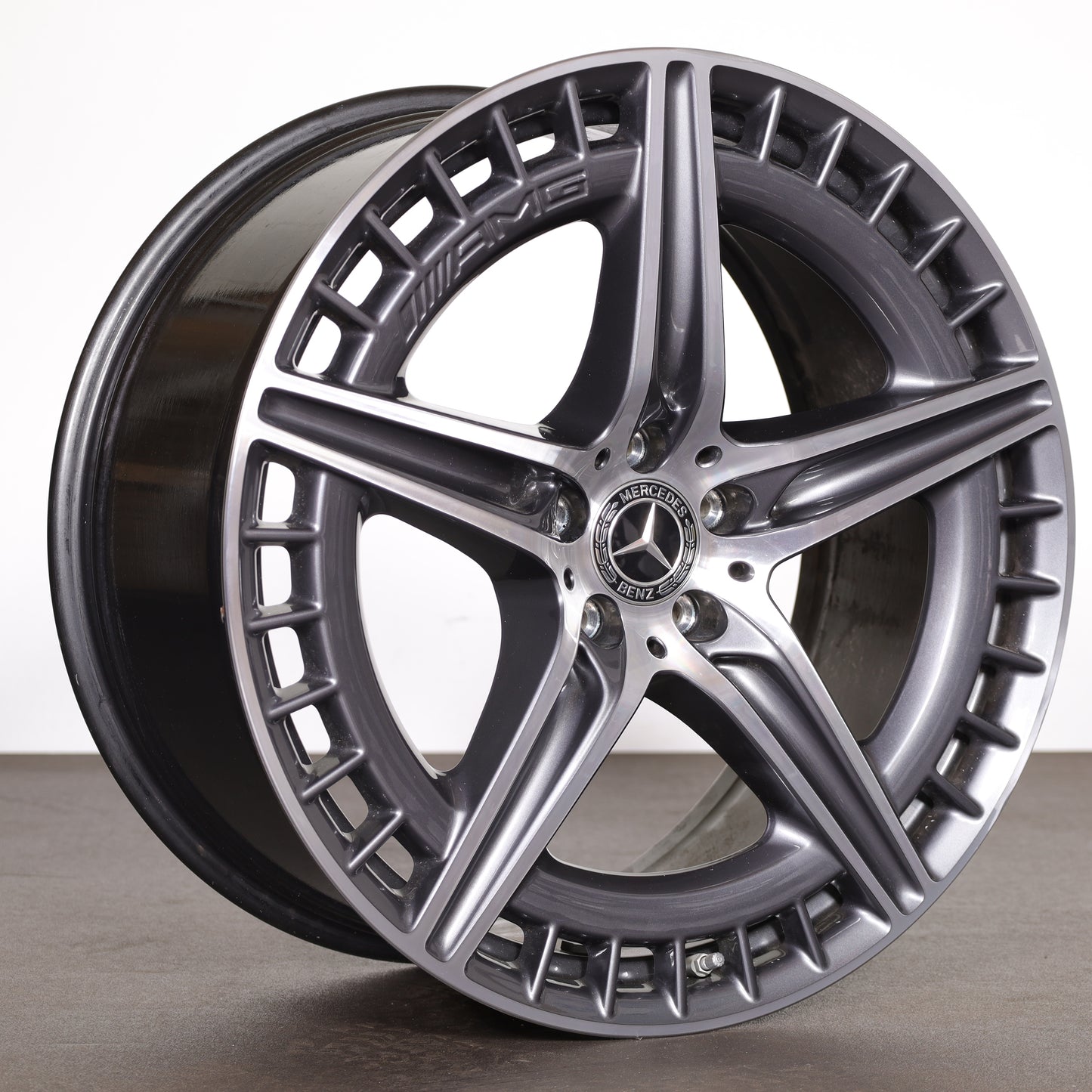 4x original Mercedes EQS Alufelgen 10 x 21 ET47 A2974011600 EQS 53 AMG W297 V297