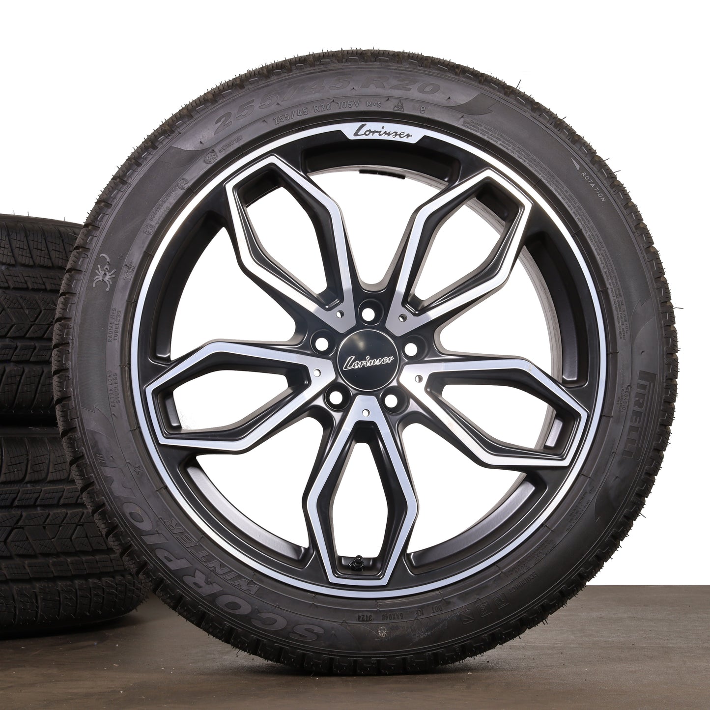 Winterräder 20 Zoll für Mercedes GLC X254 C254 Lorinser Felgen Pirelli Winter