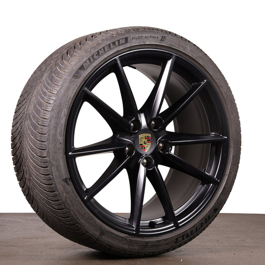 Porsche 911 Winterräder 20 21 Zoll 992 Carrera 992601025C 992601025E Original schwarz matt