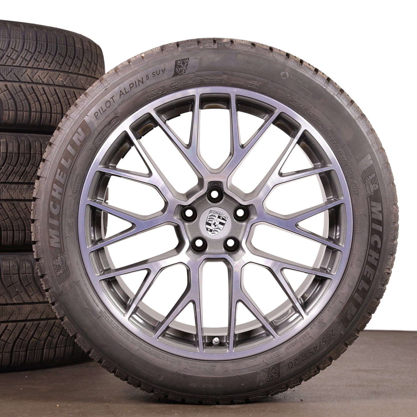 Original Porsche Macan 95B Winterräder 20 Zoll Michelin Winterreifen 95B601025DS